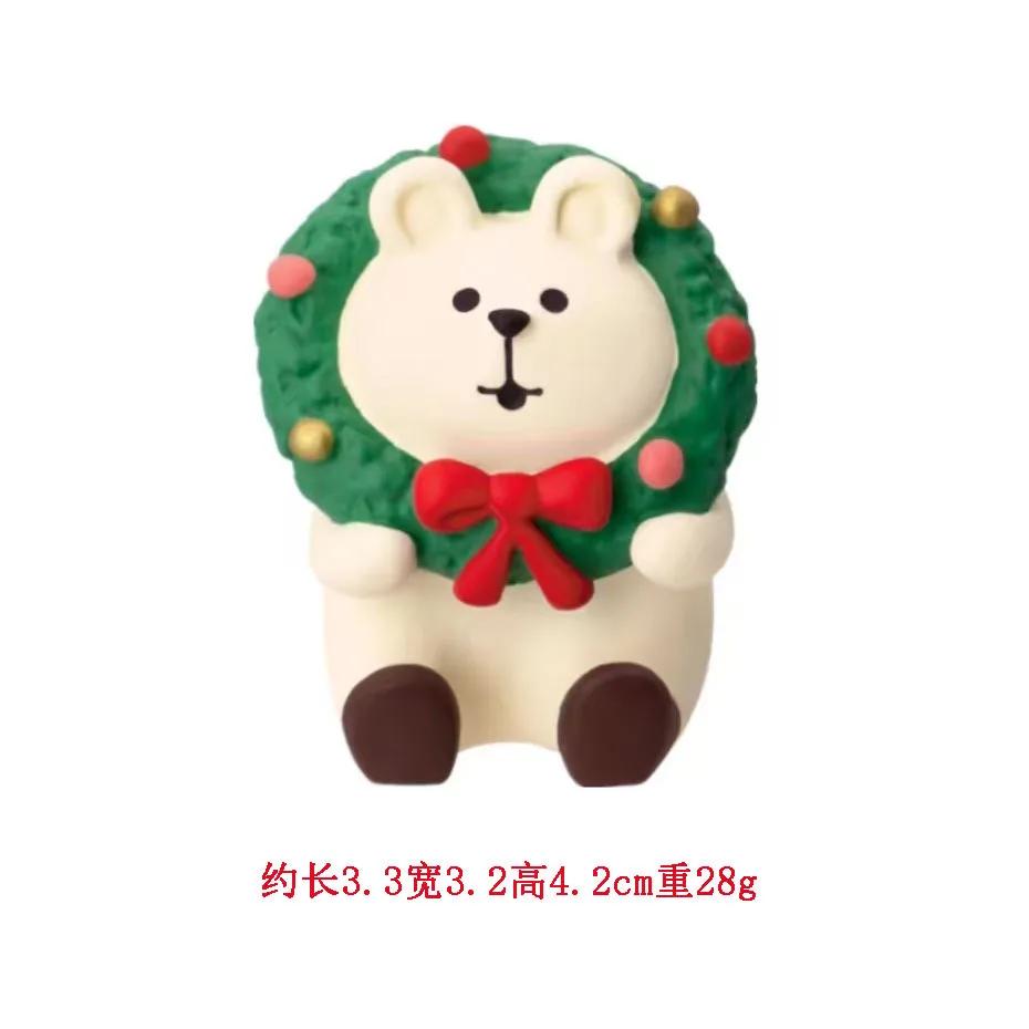 2025 Christmas Tree Santa Claus Cake Decoration Crafts Figurines Home Decor Christmas Ornaments Fairy Garden Accessories Gift