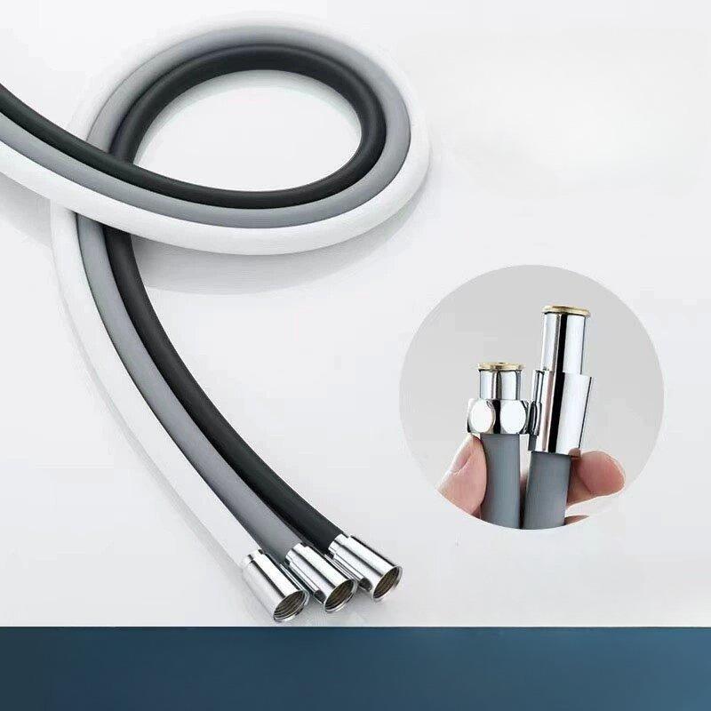 1.5 Meter Silicone Explosion-proof Shower Hose, Universal Shower Anti Winding Shower Pipe for Bathroom, Water Heater, Shower Nozzle, Shower Pipe
