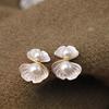 New Fresh And Sweet Shell Pearl Stud Earrings, Small And Exquisite with a Creative Design, Perfect for a Beach Vacation And Versatile for Any Outfit