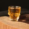 1/2 buc Pahar de shot cu cap de craniu Creativ Cristal transparent Pahar de vin Lichior Whisky Vodcă Halbe de bere pentru petrecere Bar Cadouri de Halloween
