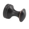 Robe Hook Simple Beautiful Copper Single Wall Hooks Clothes Hook for Bathrooms Barber Stores Black