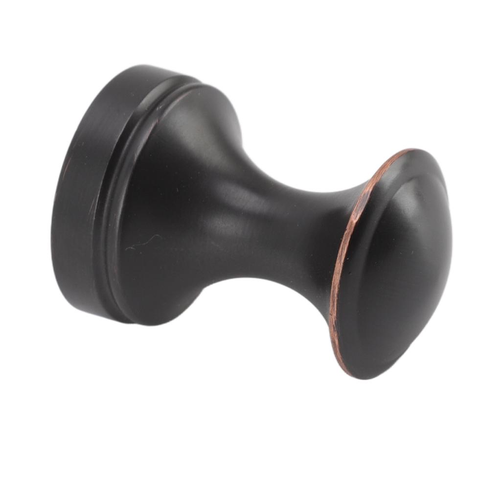 Robe Hook Simple Beautiful Copper Single Wall Hooks Clothes Hook for Bathrooms Barber Stores Black