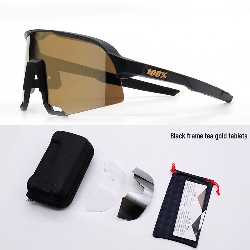 

Велосипедні окуляри S3: Сонцезахисні окуляри для шосейного велосипеда UV400 Anti-UV з 3 змінними лінзами.