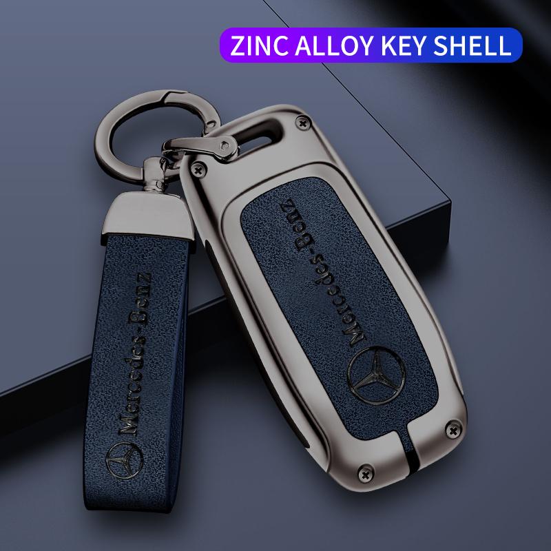 D8New Car Remote Key Fob Case Cover Protector Shell Bag For Mercedes Benz A C E S G Class GLC CLE CLA W177 W205 W213 W222 X167 AMG