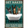 Metal Poster Wall Decor Donkey Unless You Are Just Visiting