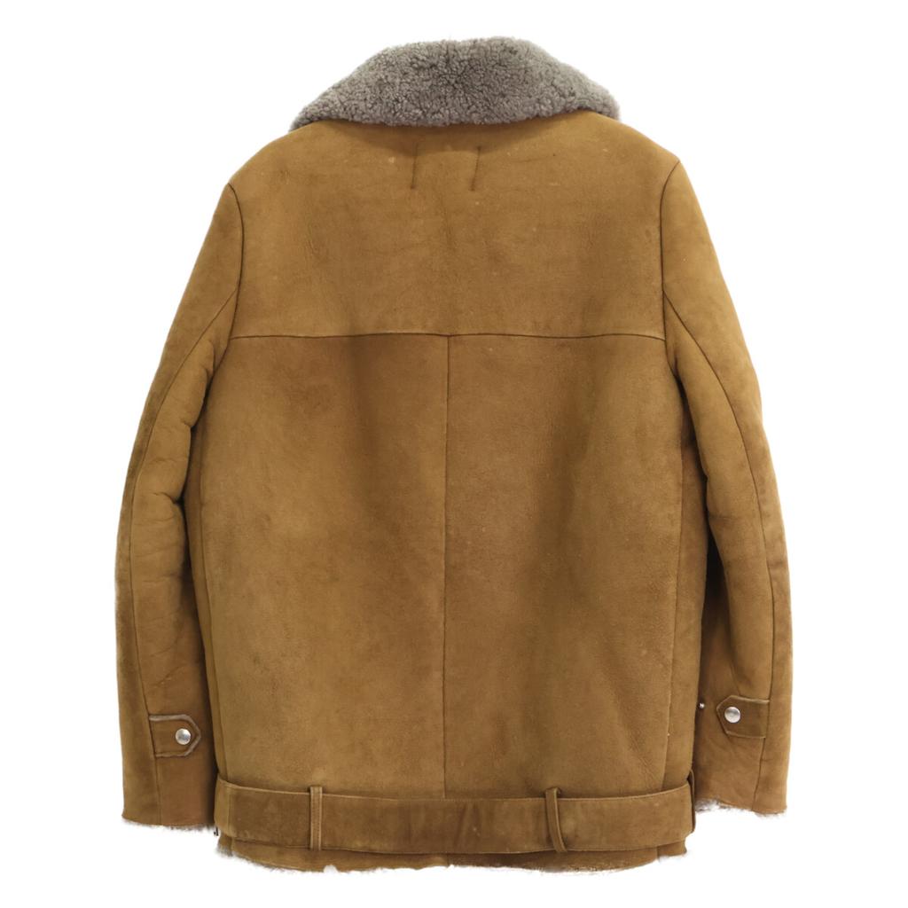 ACNE STUDIOS 12AW velocite Mouton Rider's Jacket Jacket 34 BrownUsed
