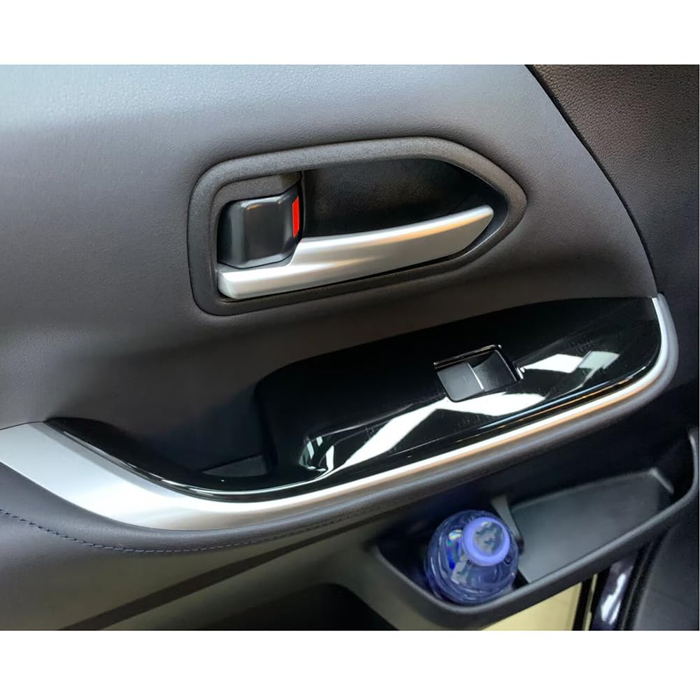 RUIQ Toyota New 90 Series 2022 Interior Door Window Button Switch Panel Cover Specially Designed for Toyota 90 Voxy/Noah (January Onwards) Garnish,