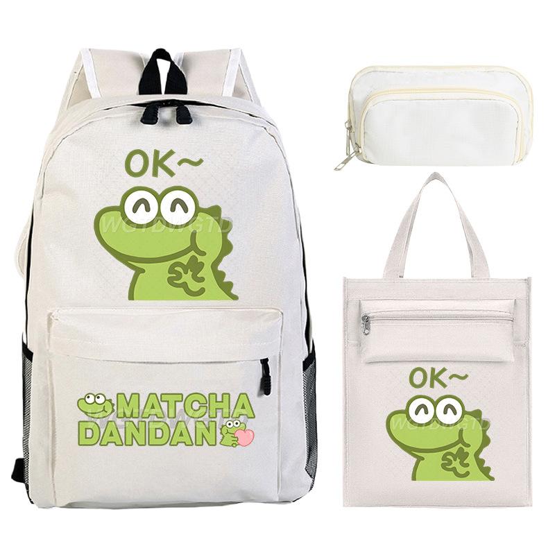 

Matcha Danda Personality Trend Expression Bag Little Crocodile School Bag Primary School Students Junior High School Students Large Capacity Backpack No specification