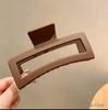 Korean Frosted Large Claw Clip - Elegant Shark Hair Accessory for Women's Updos