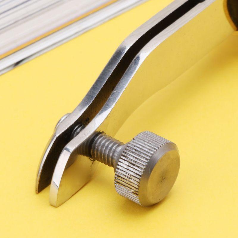 Adjustable Stainless Steel Creaser Press Sideline Ebony Handle Leather Craf Top Sale