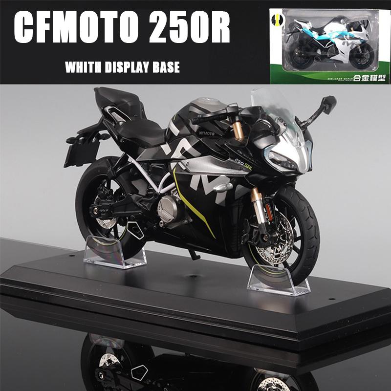 1/12 Scale CFMOTO 250SR Metal Racing High Quality Alloy Motorcycle Miniature Toy Simulation Children Diecast Car Kids Birthday Gifts