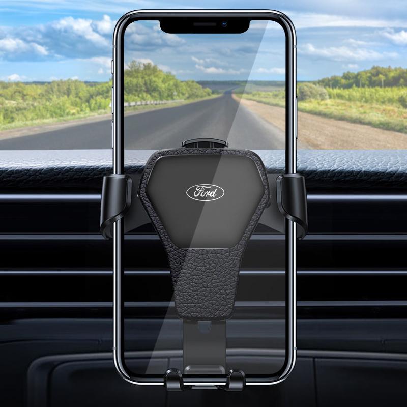 Car Phone Holder Air Vent Clip Mount GPS Mobile Phone Stand Holder For Ford Focus Mondeo MK1 MK2 MK4 MK3 Fiesta ST Line Kugo Transit Escape Explorer