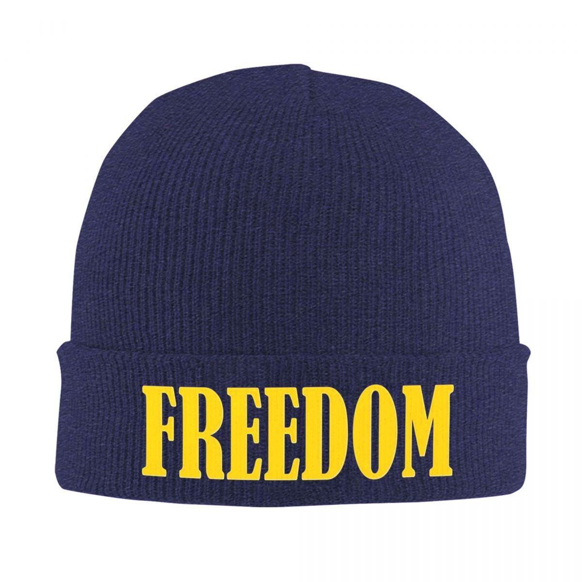 

Charlie Kirk Freedom Warm Knitted Cap Winter Knit Bonnet Hat Skullies Beanies Hip Hop Caps for Unisex One Size
