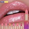 Shimmery Pearl Glossy Lipstick Gold Sparkles Ultra Pigmented Metallic Lip Tint Diamond Glam Luxury Bold Glitter Lip Makeup