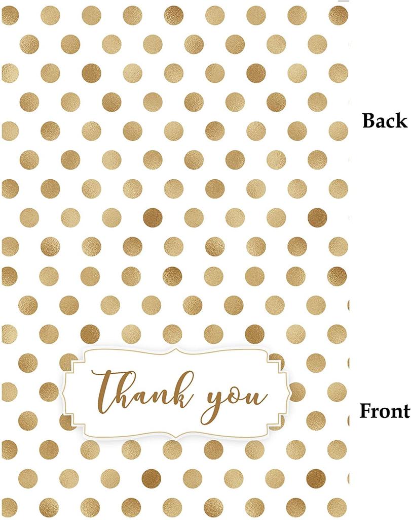 Darling Souvenir Wedding Thank You Card Greeting Cards With White Envelopes - 36