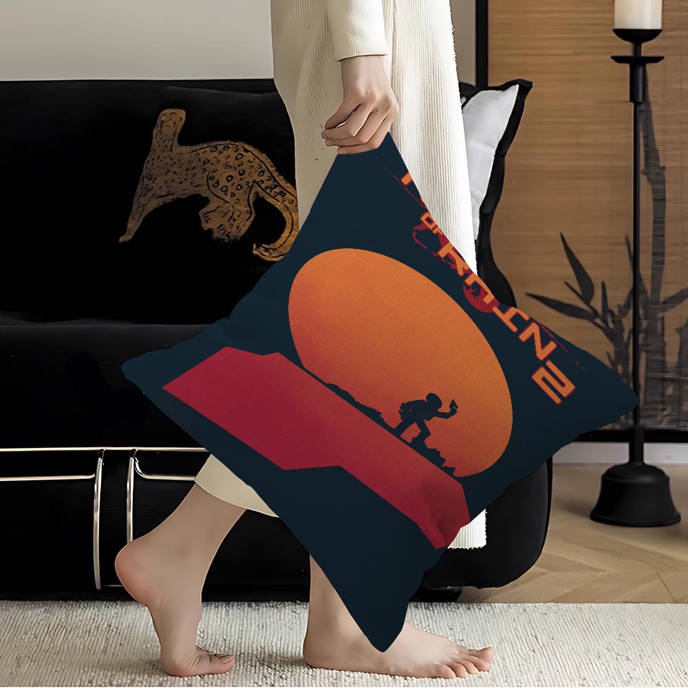 Risk Of Rain Personalized Picture Text Home Decorative Pillows Household Gifts 45x45cm