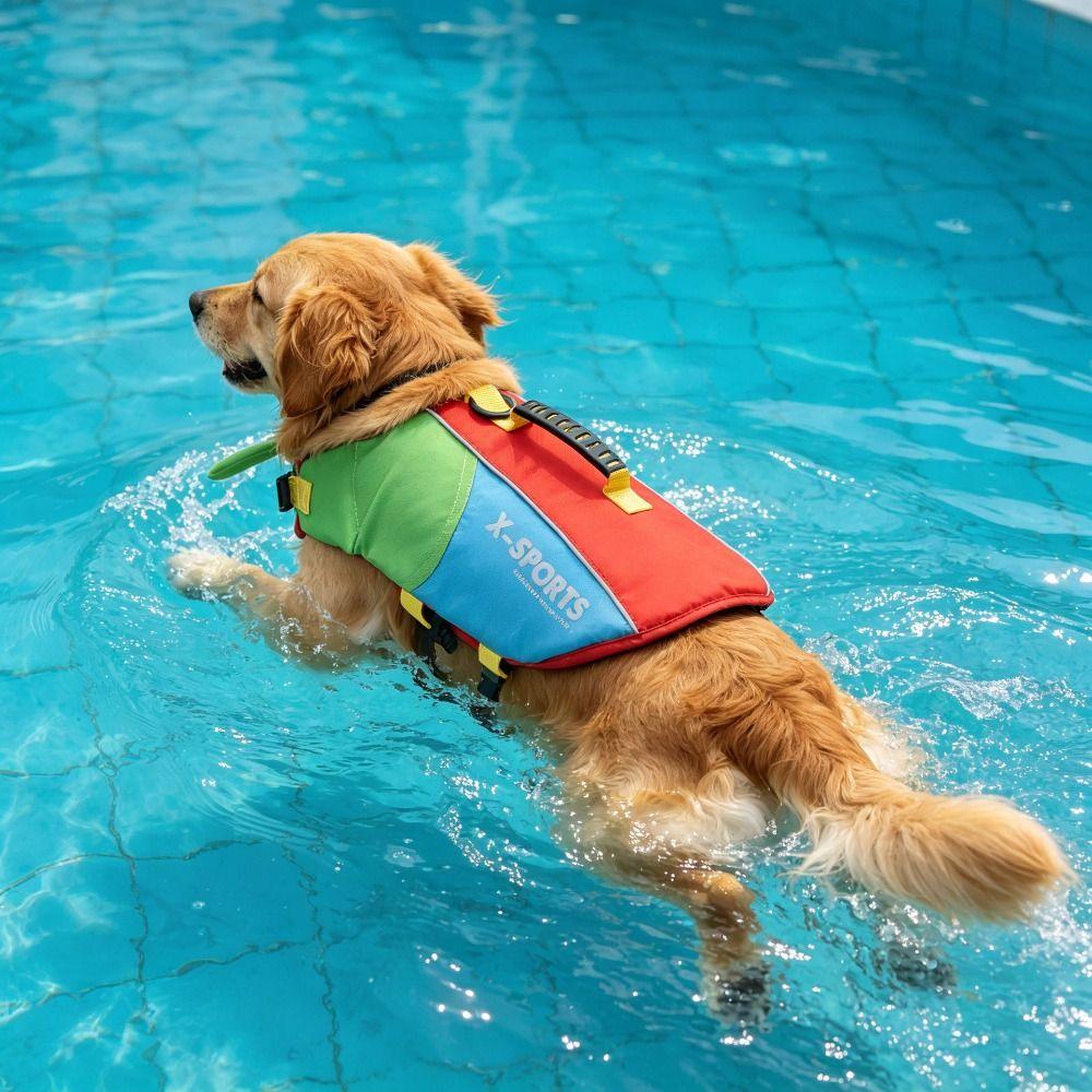 Waterproof Dog Swimming Vest Tear Resistant Pet Flotation Vest Dog Buoyancy Vest Outdoor Water