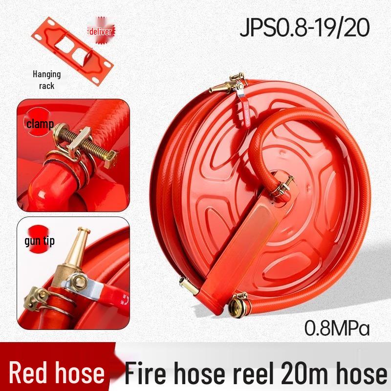 Nidor JPS 20M Fire Hose Reel with Fixed Bracket