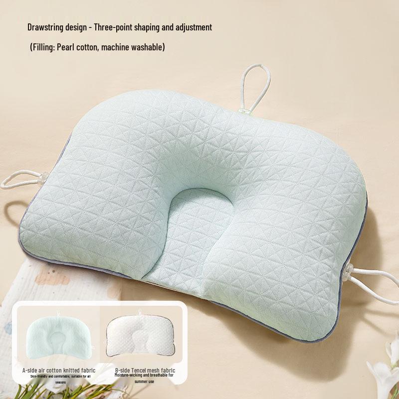 Baby Head Shaping Pillow for 0-6 Months - Anti-Startle and Supportive