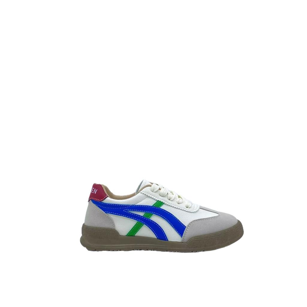 Dexun shoes women's shoes 2025 color matching fashion soft sole lightweight versatile flat casual board shoes comfortable trendy