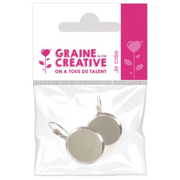 Boucles d'oreilles dormeuses - DTM - Argent - Métal - 19,6 mm - Mixte