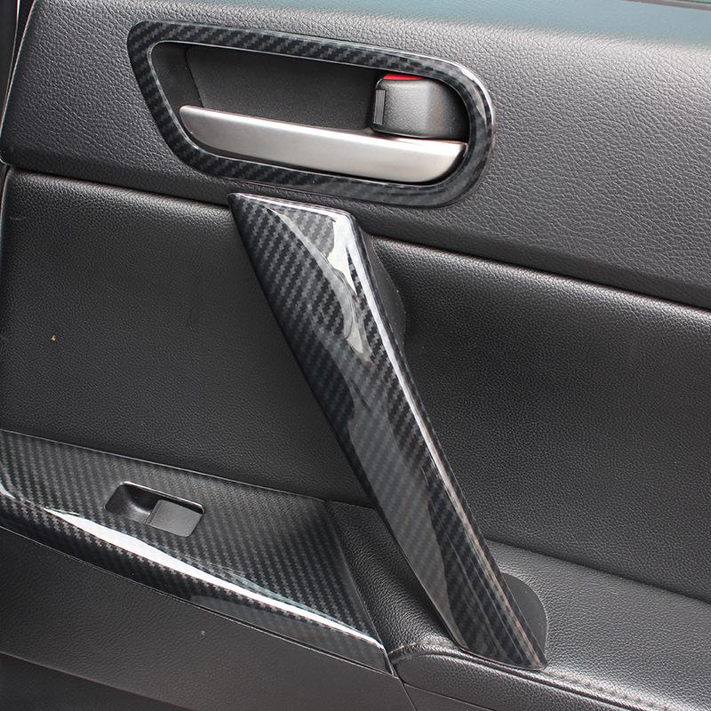 Mazda 3 (2011-2015) Karbonfaser-Innenausstattungssatz: Lenkrad-, Lüftungsschlitz-, Türgriffmodifikationen