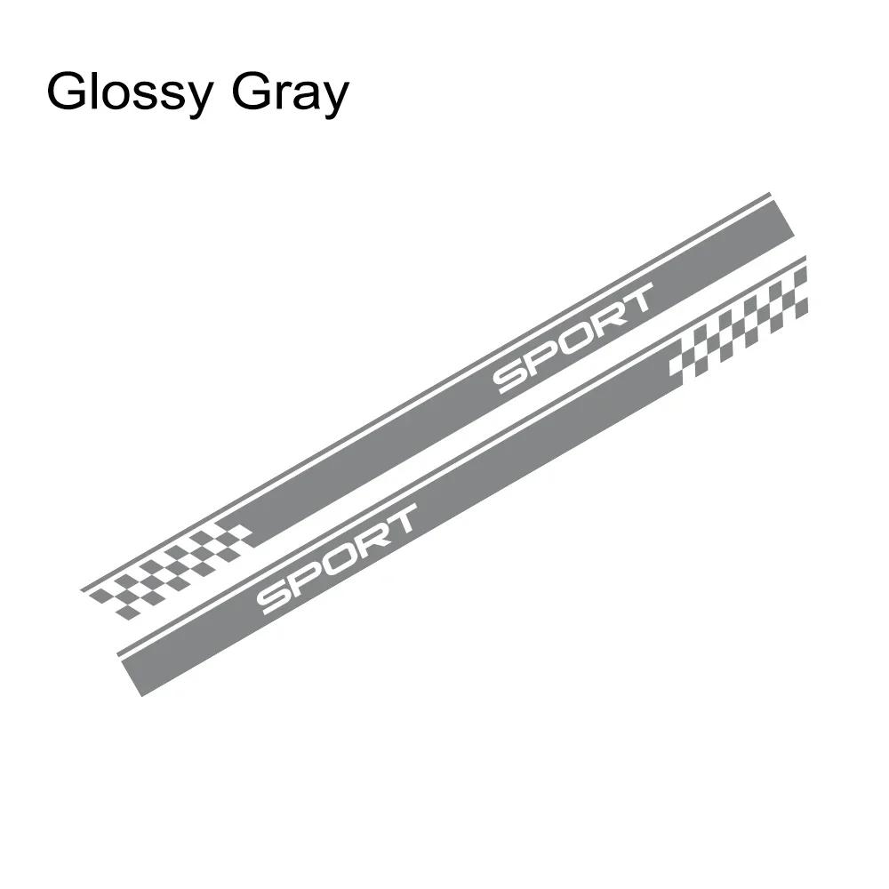 Car Racing Side Body Vinyl Trim Graphic Sticker Decal for MINI Cooper S One JCW F55 F56 F60 R55 R56 R60 Car Exterior Accessories