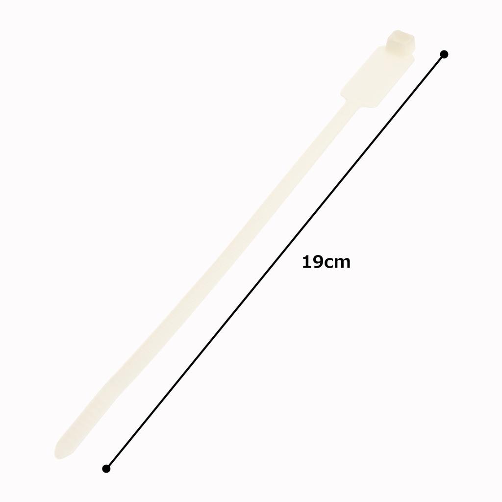 Panduit Flagformade Nylon Kabelband, Naturliga, PLM2S-D