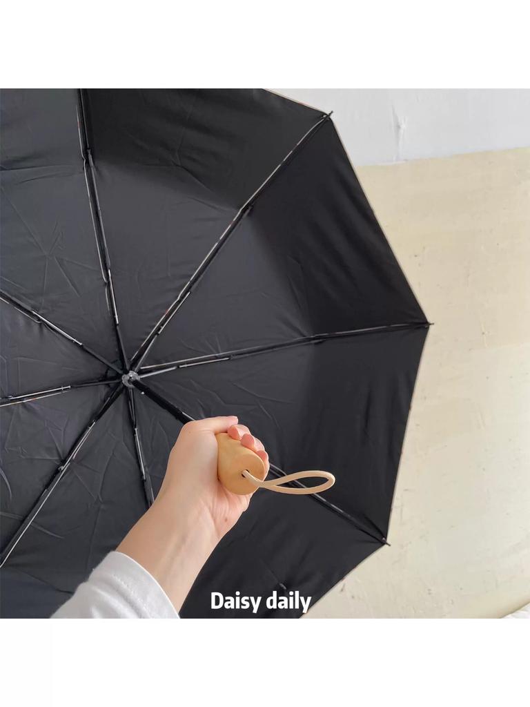Ocean Ball Colorful Polka Dot Sun Protection Dual-Use Umbrella, Sunshade Umbrella, Black Coating Umbrella, Sun Umbrella, Foldable