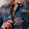 Costume da Bagno da Surf a Manica Lunga con Zip e Protezione Solare - Costume da Bagno Donna Europeo e Americano