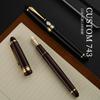 Japan PILOT Custom 743 Large 14K Gold Pen FA Deluxe Writing  Improved Pen Highlighter