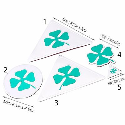 Four Leaf Clover Sticker Aluminum Badge Emblem Car Stickers for Alfa Romeo For All Models Styling Decal