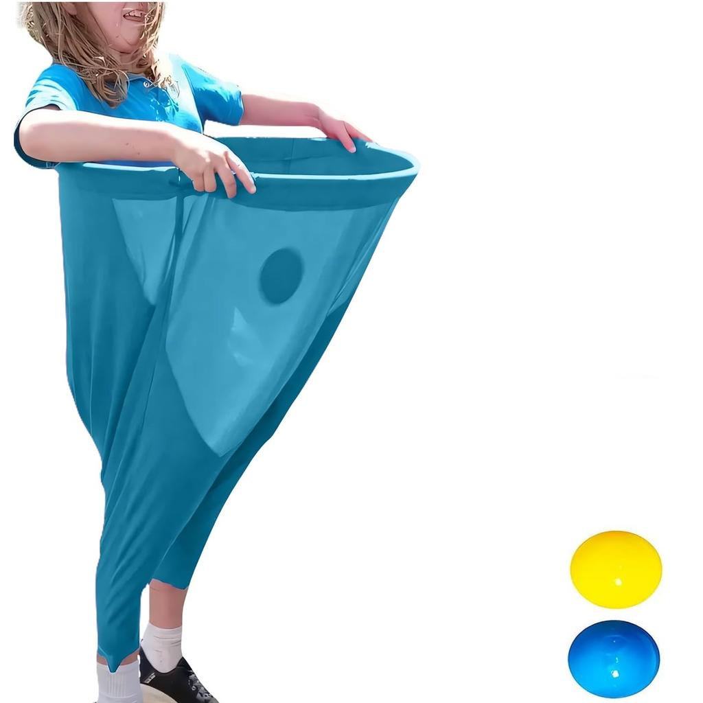 Granny Pants Yard Game Sets Freaky Party Games Pants with 4/2 Bouncy Balls Yard Games Field Family Reunion Game For Outdoor