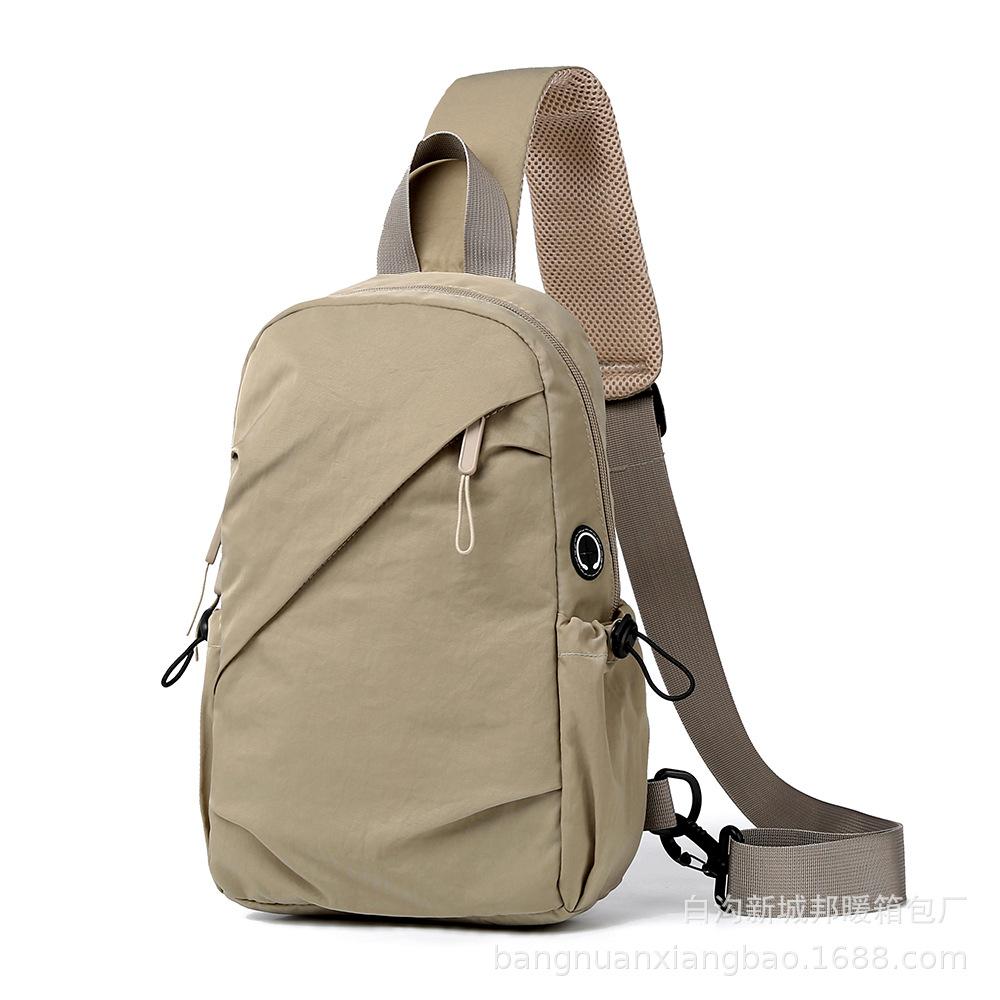 

New Multifunctional Anti-splashing Breast Bag Crossbody Shoulder Bag Leisure Sports Backpack Men s Large Capacity Crossbody Bag хакі
