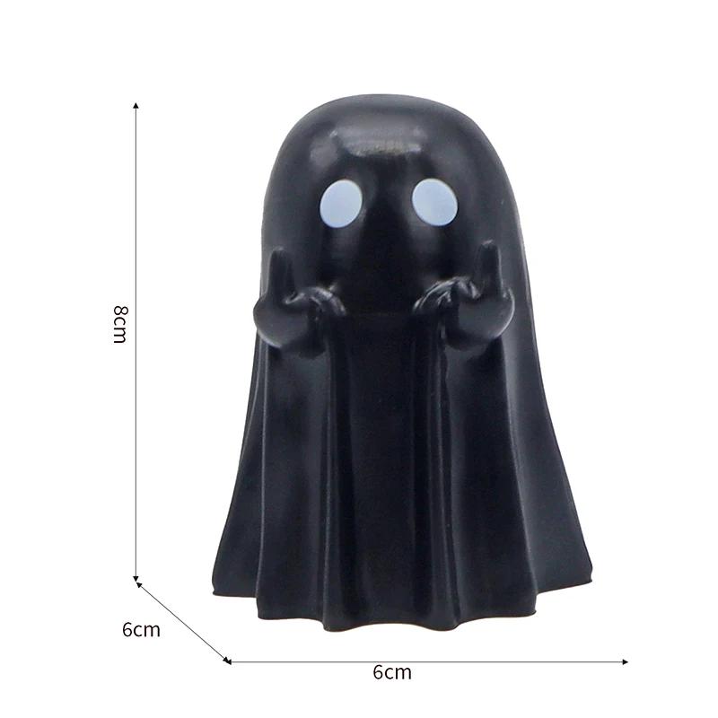 Creepy-Cute Mini Ghost Statues for Spooky Shelf Decor And Cozy Coffee Table Aesthetic Small Ghost Figurines for Halloween