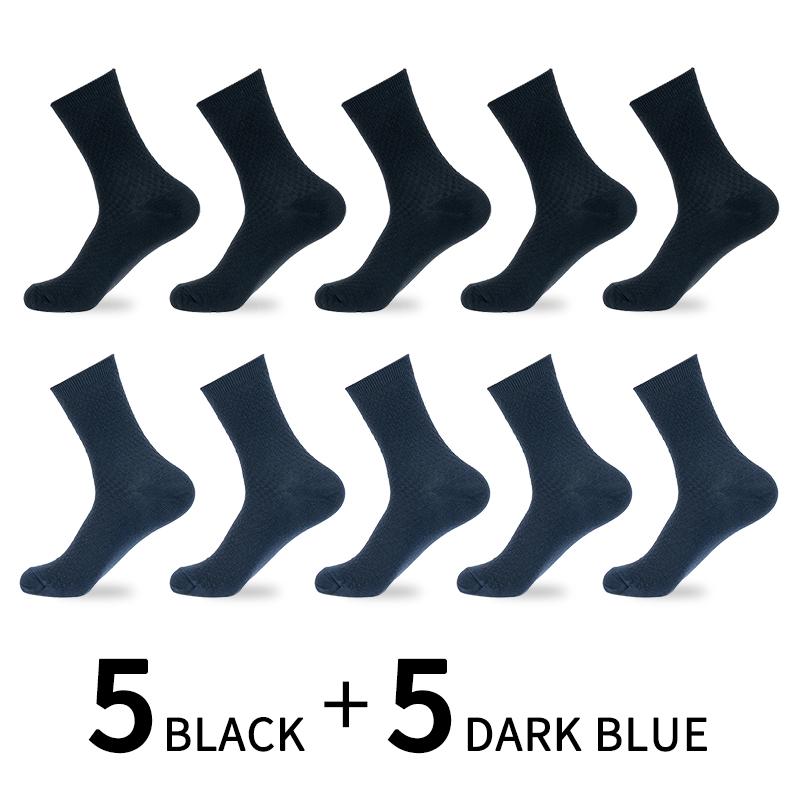 10 Paar Herren Fasersocken Nagelneu Lässig Business Deodorant Atmungsaktiv Lang Weich Mesh Baumwolle Bequeme Socken