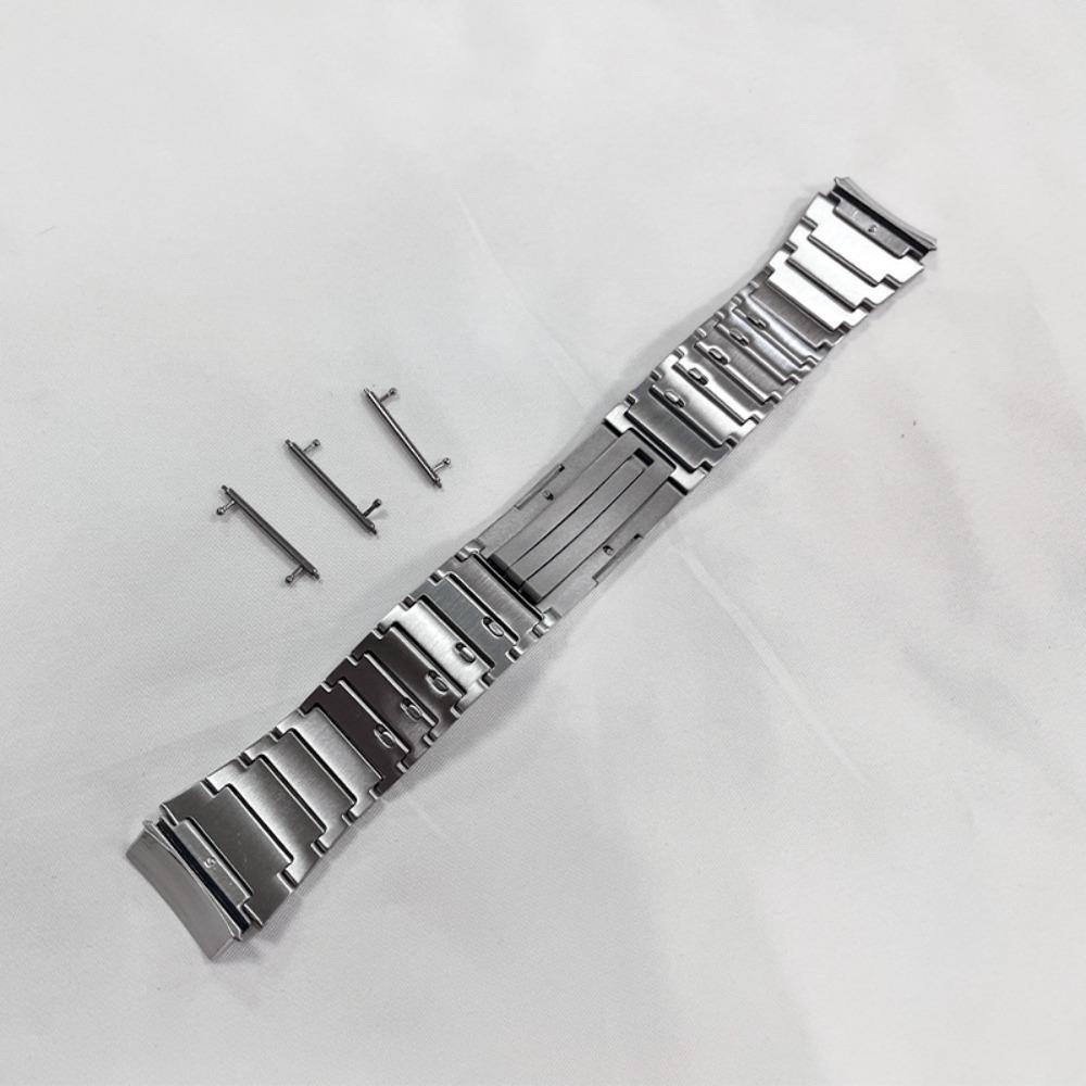 One Bead Quick Release Stainless Steel Watch Band Curved No Gap Wrist Strap Special Fit for Huawei Watch GT5 46mm Business Replacement Accessories