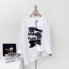 Mizqz Oversized Long Sleeve T shirT 4colors