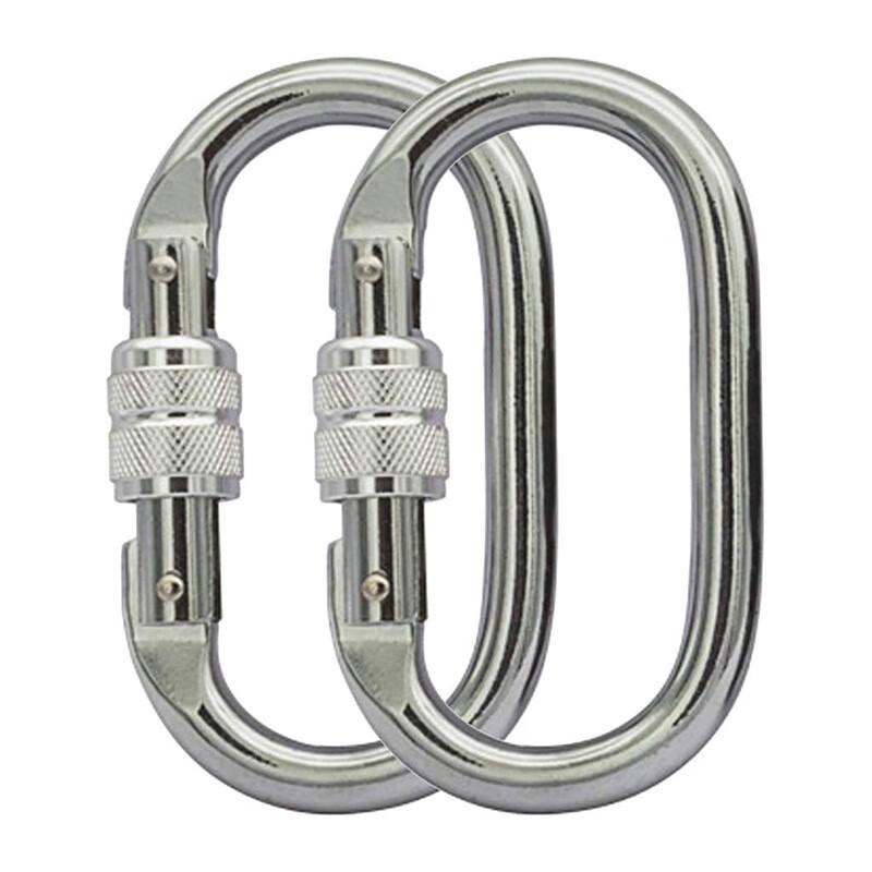 OLOMM Outdoor Rock Climbing O-Lock Carabiner Standard