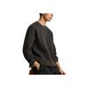 Li Ning Comfortable Casual Simple Loose Round Neck Pullover Sweatshirt Men Sweatshirt Black Chocolate AWDV227-3