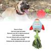 Cotton Rope Knot Rope Knot Pet Toy Plush Fabric Squeaky Chew Toy Plush Dog Toy  Home Entertainment