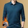 Men's Woodpecker Two-Piece Sweater Shirt, Plus Velvet, Thick Knitwear for Autumn/Winter.
