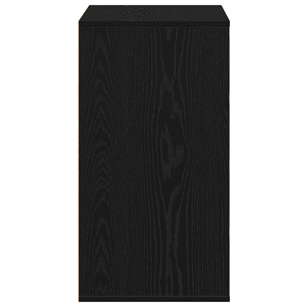 Drawer Chest Black 60 x 41 x 76 cm Engineered Wood