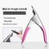 U-Shaped Nail Clippers and File for Gel Extensions - Salon-Quality Manicure Tool Set