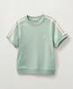 Seteo (W) Lawton Crop Half Sweatshirt Khaki