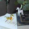 Zibo Tierkreis Pferd Glasfigur - Kreative Schreibtischdeko