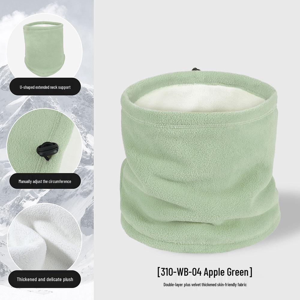 Ruidong Double Layer Winter Ski Neck Gaiter: Thick, Warm Outdoor Sports and Cycling Face Mask
