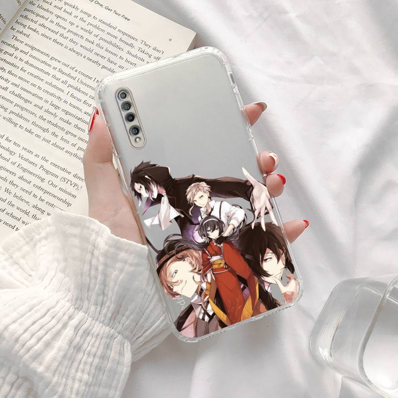 Bungou Stray Dogs Dazai Osamu Anime Phone Case Transparent for Xiaomi Redmi Note X F Poco 10 11 9 7 8 3 I T S Pro Cover Shell