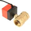 1pcs DC 12V G1 1 2  DN40 2 Way Brass Motorized Actuator Ball Valve for Air Conditioner