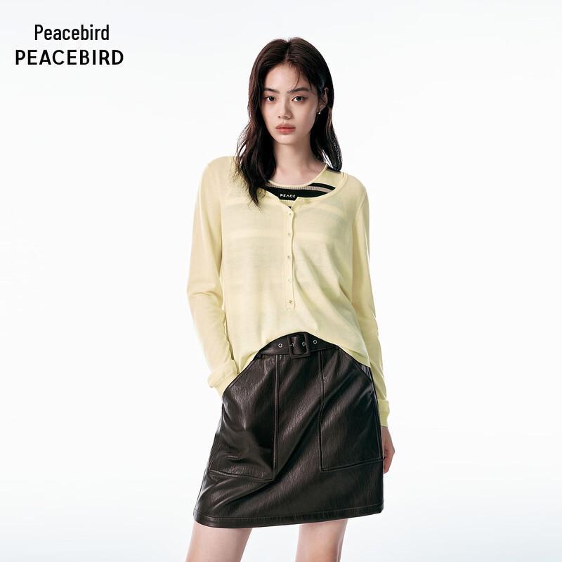 PEACEBIRD Women s Striped Vest & Knit Pullover Collection S